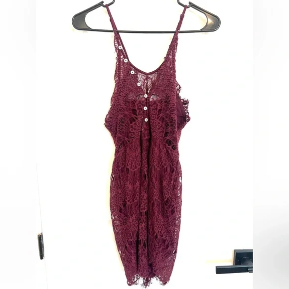 Free People Intimately “She’s Got It” Lace Slip Dress - Picture 9 of 10